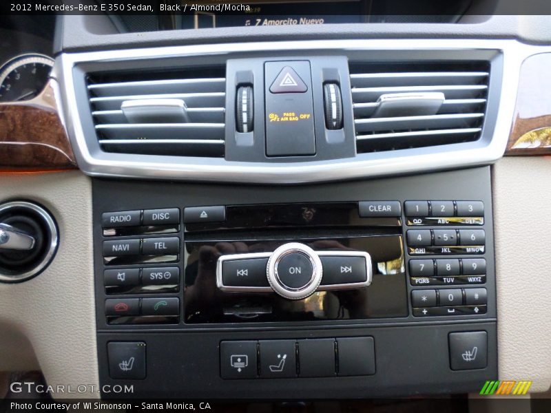 Black / Almond/Mocha 2012 Mercedes-Benz E 350 Sedan