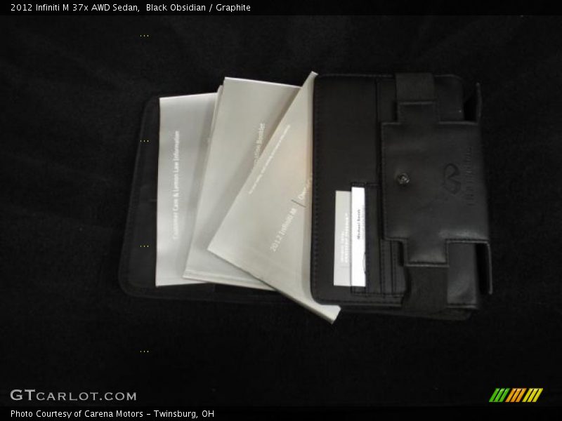 Black Obsidian / Graphite 2012 Infiniti M 37x AWD Sedan
