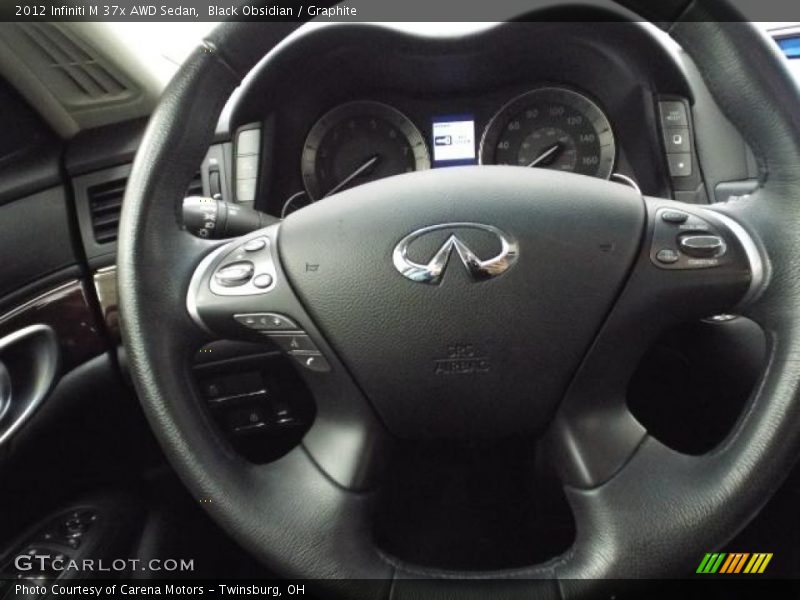 Black Obsidian / Graphite 2012 Infiniti M 37x AWD Sedan
