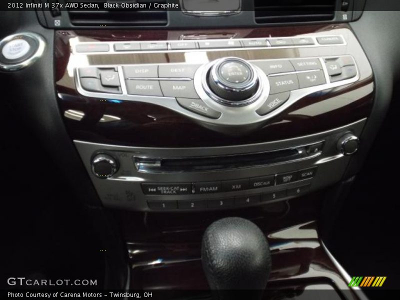Black Obsidian / Graphite 2012 Infiniti M 37x AWD Sedan