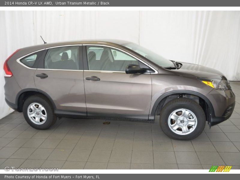 Urban Titanium Metallic / Black 2014 Honda CR-V LX AWD