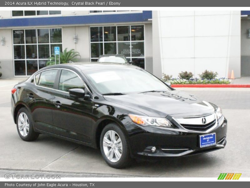 Crystal Black Pearl / Ebony 2014 Acura ILX Hybrid Technology