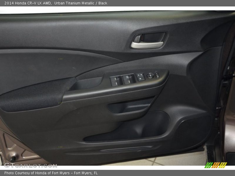 Urban Titanium Metallic / Black 2014 Honda CR-V LX AWD