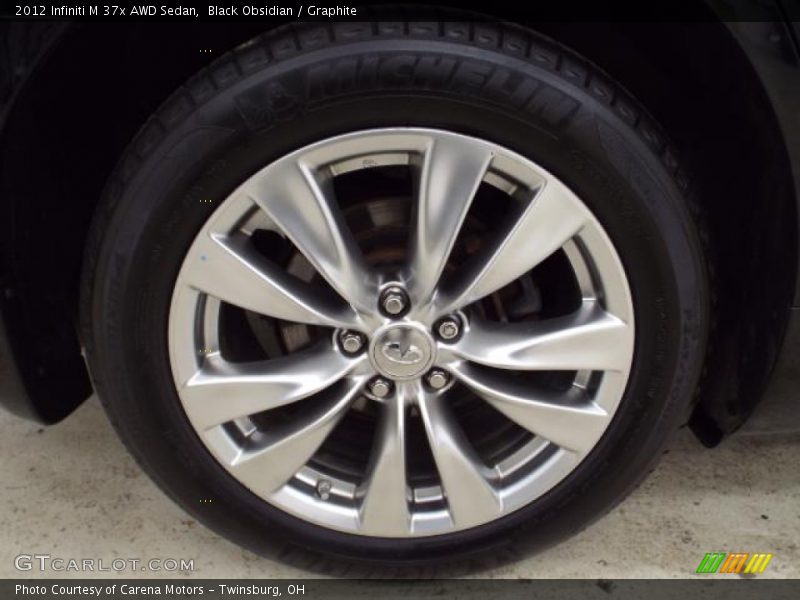 Black Obsidian / Graphite 2012 Infiniti M 37x AWD Sedan