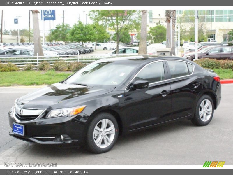 Crystal Black Pearl / Ebony 2014 Acura ILX Hybrid Technology