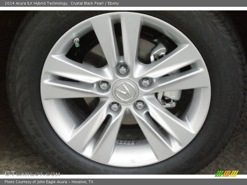 Crystal Black Pearl / Ebony 2014 Acura ILX Hybrid Technology