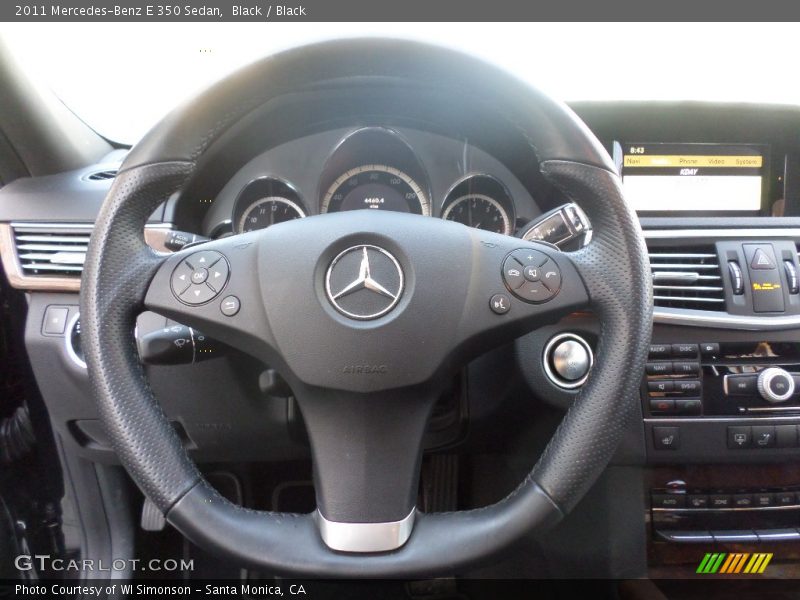 Black / Black 2011 Mercedes-Benz E 350 Sedan