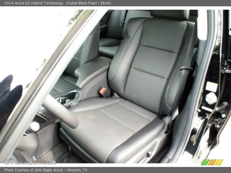 Crystal Black Pearl / Ebony 2014 Acura ILX Hybrid Technology