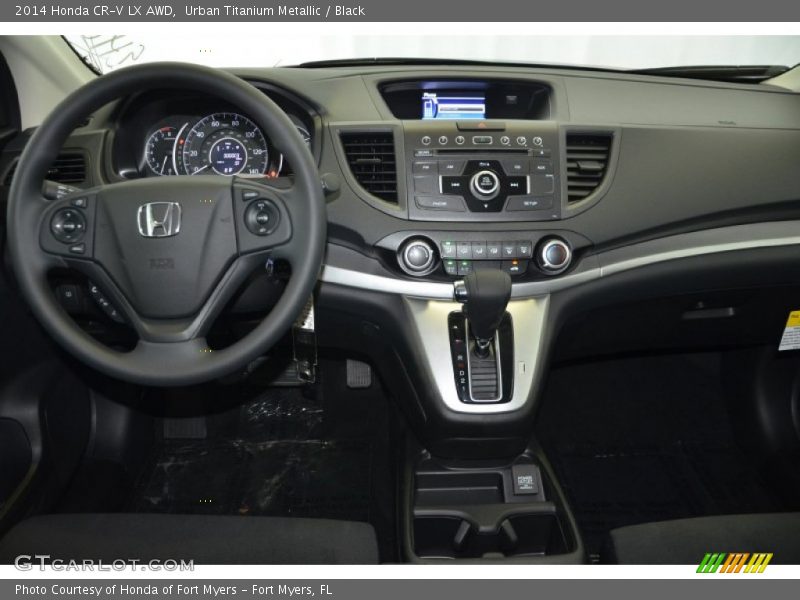 Urban Titanium Metallic / Black 2014 Honda CR-V LX AWD