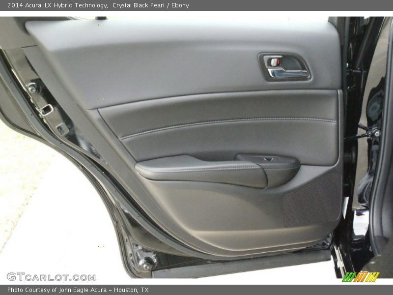 Crystal Black Pearl / Ebony 2014 Acura ILX Hybrid Technology