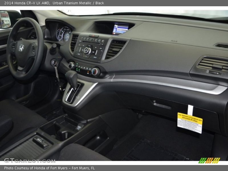 Urban Titanium Metallic / Black 2014 Honda CR-V LX AWD