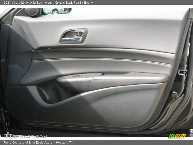 Crystal Black Pearl / Ebony 2014 Acura ILX Hybrid Technology