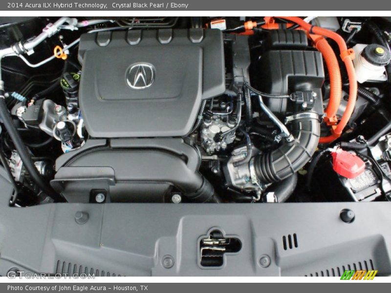 Crystal Black Pearl / Ebony 2014 Acura ILX Hybrid Technology