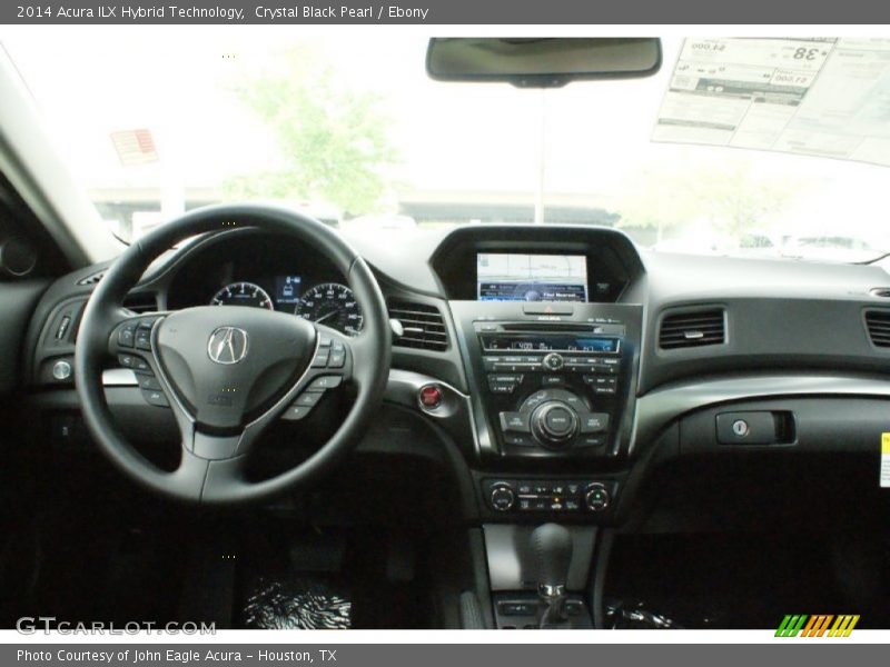 Crystal Black Pearl / Ebony 2014 Acura ILX Hybrid Technology