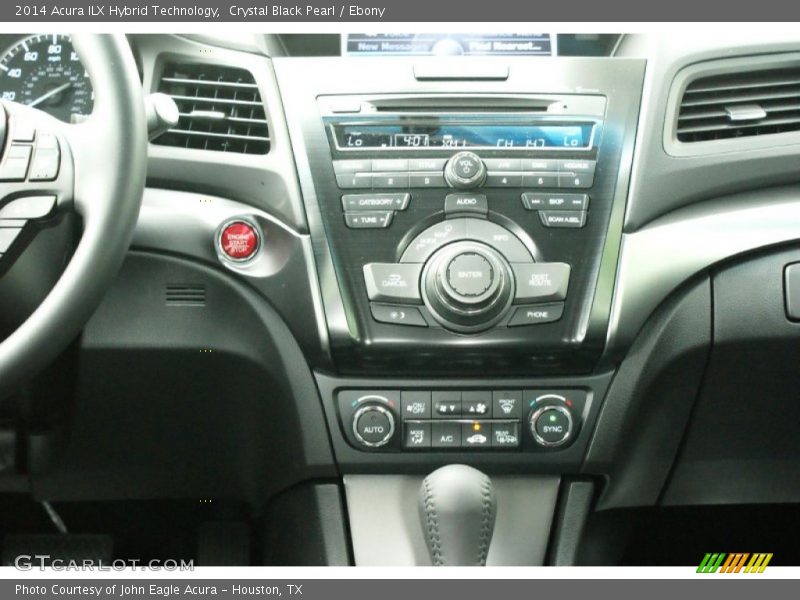 Crystal Black Pearl / Ebony 2014 Acura ILX Hybrid Technology