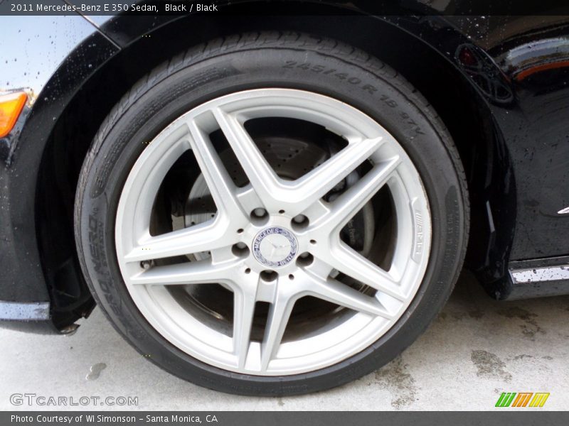 Black / Black 2011 Mercedes-Benz E 350 Sedan
