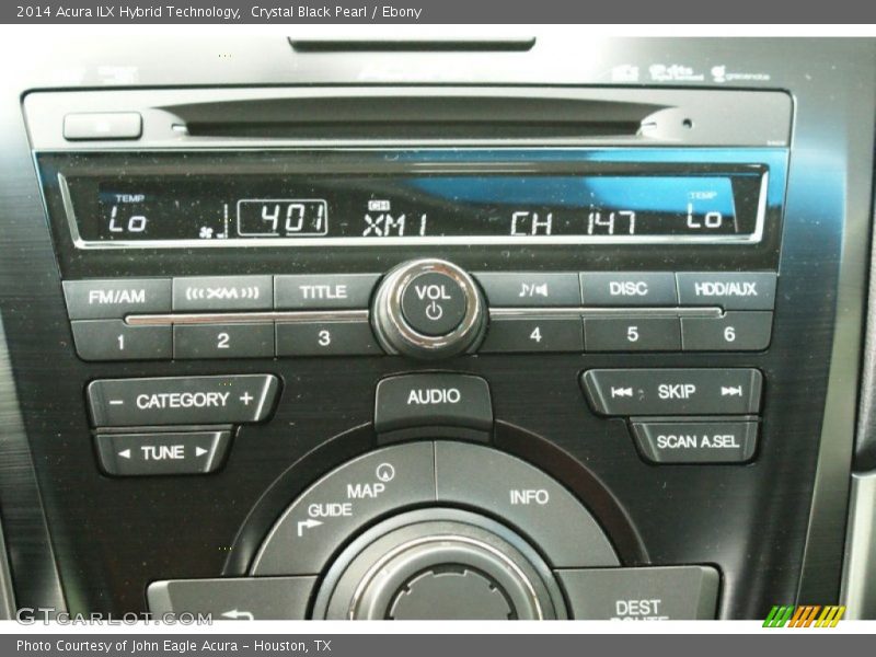 Crystal Black Pearl / Ebony 2014 Acura ILX Hybrid Technology