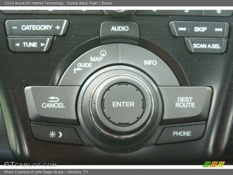 Crystal Black Pearl / Ebony 2014 Acura ILX Hybrid Technology