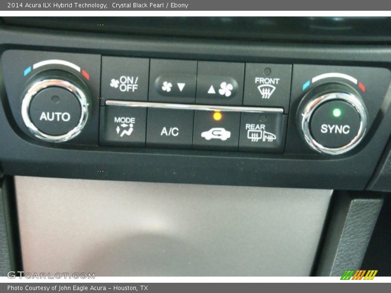 Crystal Black Pearl / Ebony 2014 Acura ILX Hybrid Technology