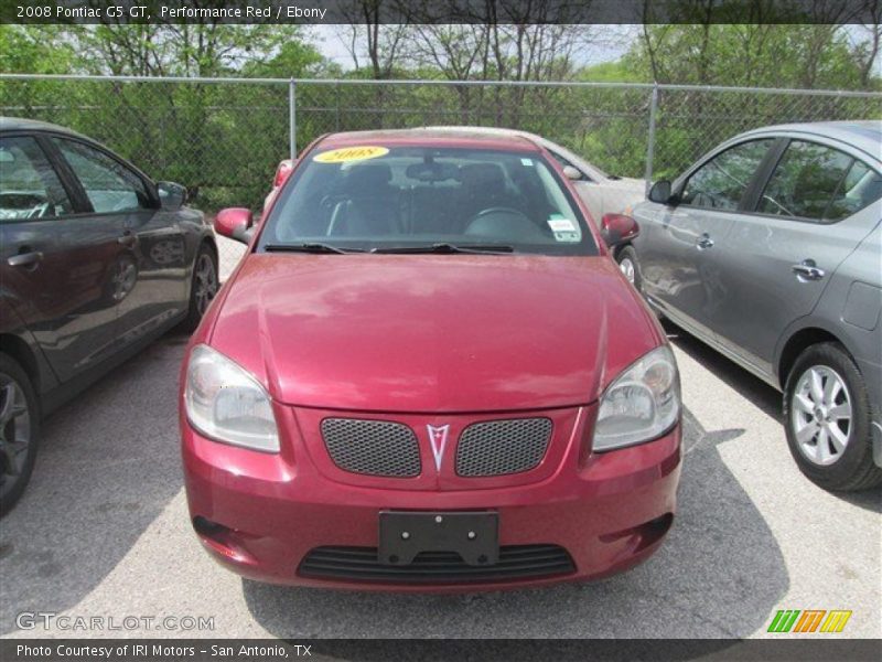 Performance Red / Ebony 2008 Pontiac G5 GT