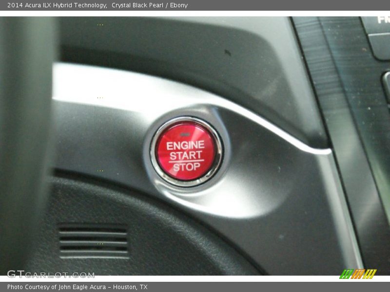 Crystal Black Pearl / Ebony 2014 Acura ILX Hybrid Technology