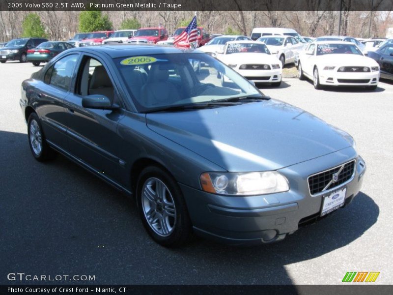 Platinum Green Metallic / Taupe 2005 Volvo S60 2.5T AWD