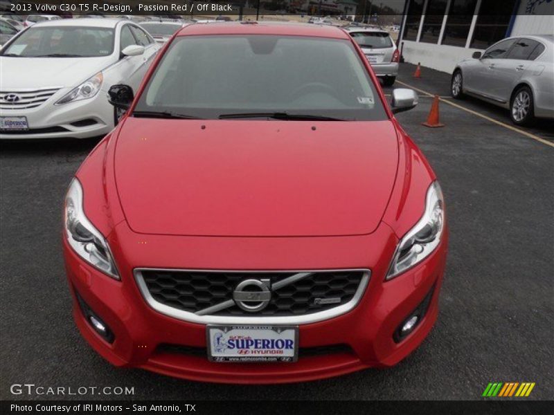 Passion Red / Off Black 2013 Volvo C30 T5 R-Design