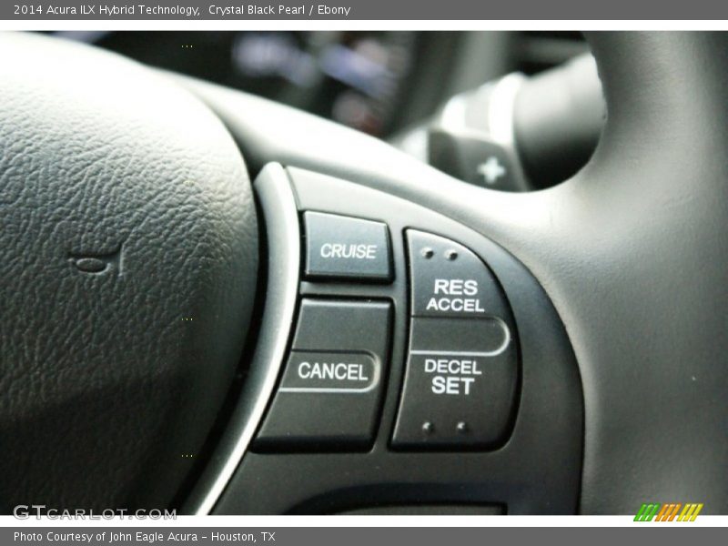 Crystal Black Pearl / Ebony 2014 Acura ILX Hybrid Technology