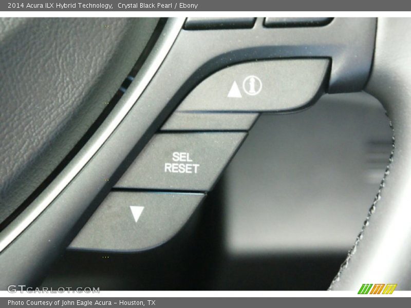 Crystal Black Pearl / Ebony 2014 Acura ILX Hybrid Technology