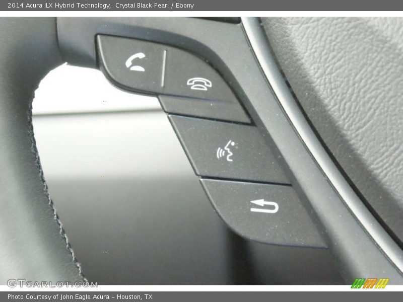 Crystal Black Pearl / Ebony 2014 Acura ILX Hybrid Technology