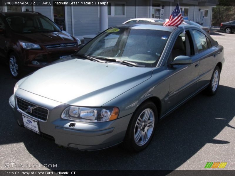 Platinum Green Metallic / Taupe 2005 Volvo S60 2.5T AWD