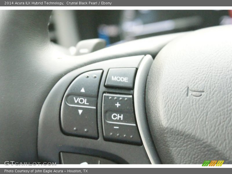 Crystal Black Pearl / Ebony 2014 Acura ILX Hybrid Technology