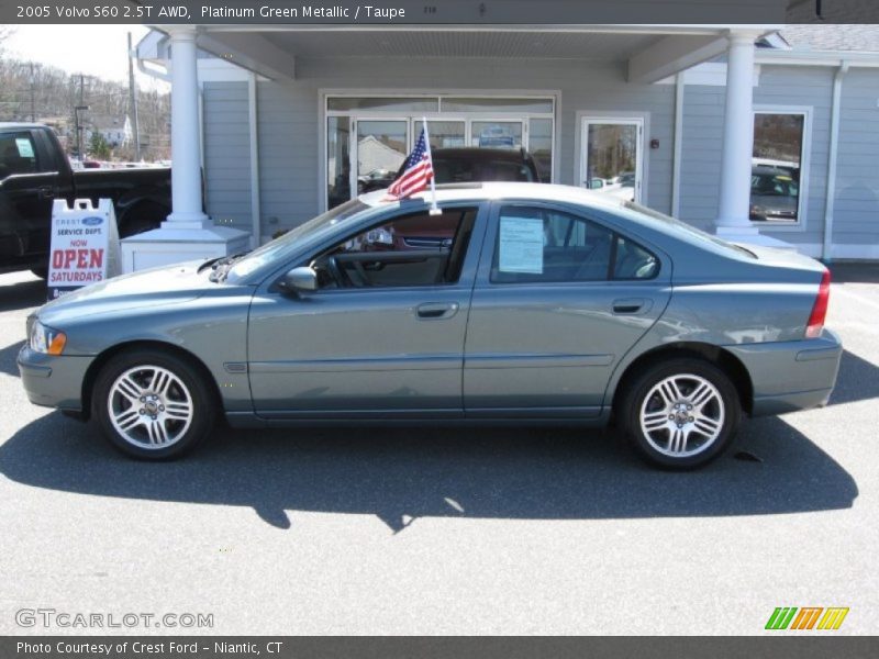 Platinum Green Metallic / Taupe 2005 Volvo S60 2.5T AWD