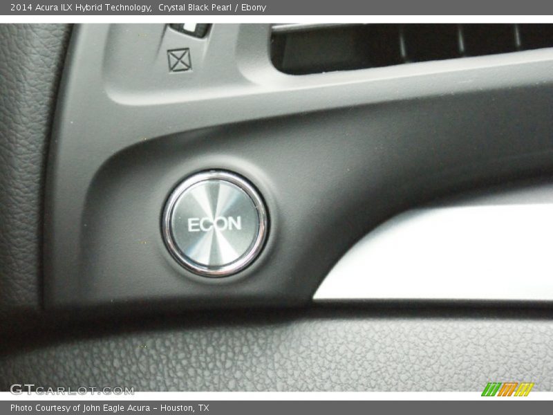 Crystal Black Pearl / Ebony 2014 Acura ILX Hybrid Technology