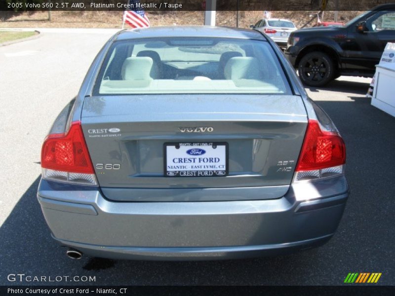 Platinum Green Metallic / Taupe 2005 Volvo S60 2.5T AWD