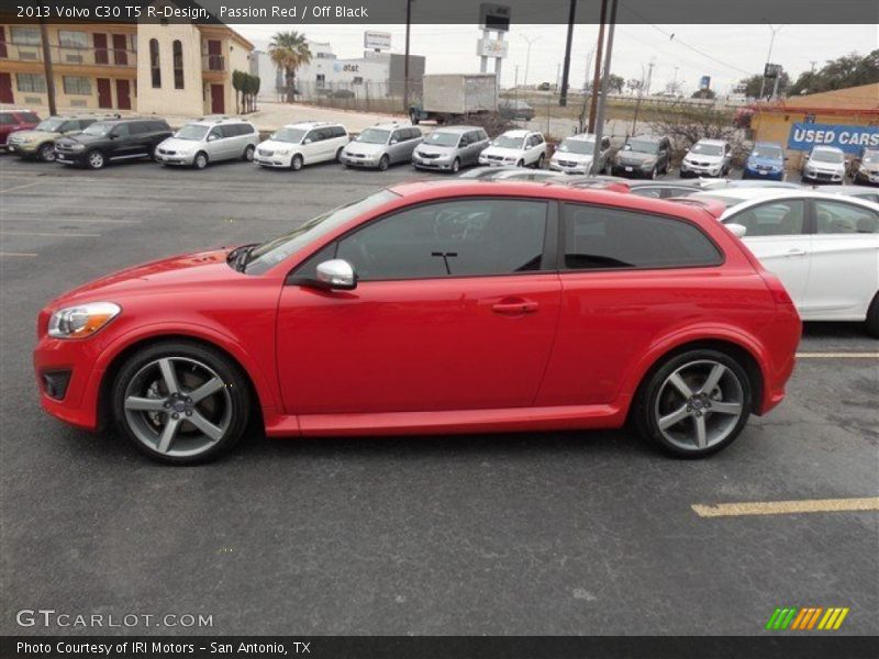 Passion Red / Off Black 2013 Volvo C30 T5 R-Design