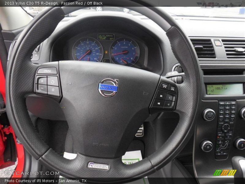 Passion Red / Off Black 2013 Volvo C30 T5 R-Design