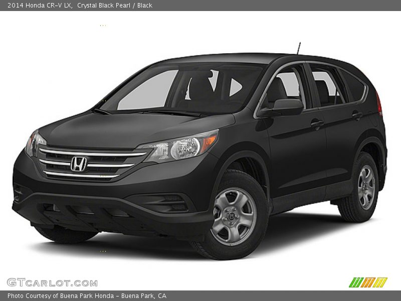 Crystal Black Pearl / Black 2014 Honda CR-V LX