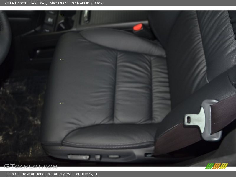 Alabaster Silver Metallic / Black 2014 Honda CR-V EX-L