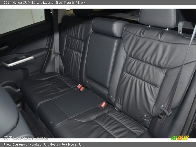 Alabaster Silver Metallic / Black 2014 Honda CR-V EX-L