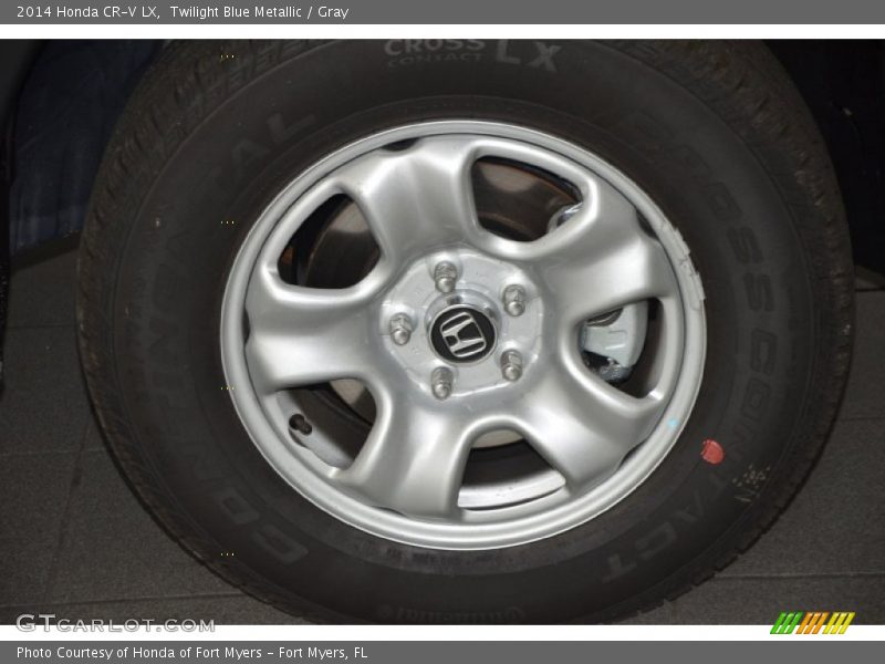 Twilight Blue Metallic / Gray 2014 Honda CR-V LX