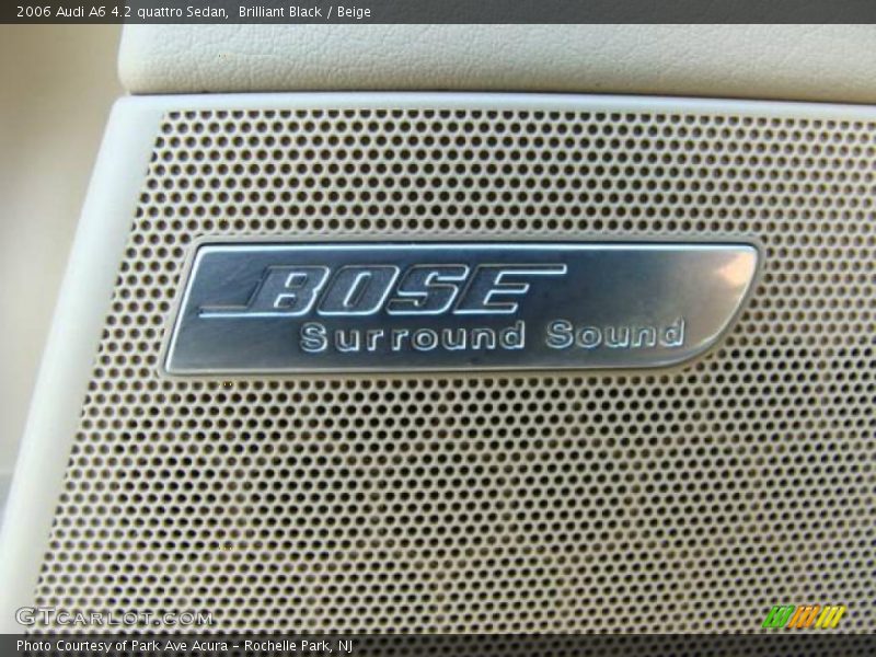 Brilliant Black / Beige 2006 Audi A6 4.2 quattro Sedan