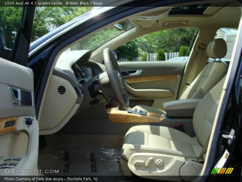 Brilliant Black / Beige 2006 Audi A6 4.2 quattro Sedan