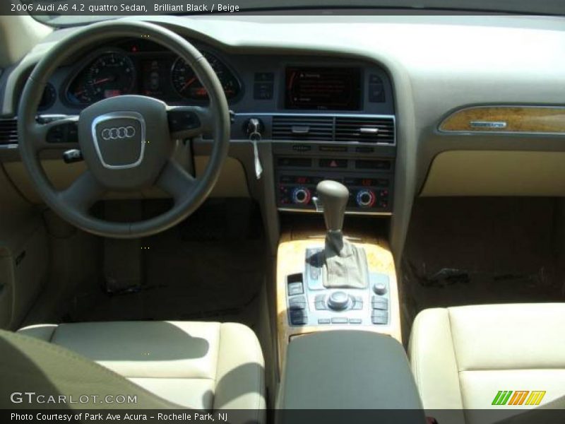 Brilliant Black / Beige 2006 Audi A6 4.2 quattro Sedan