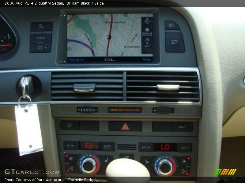 Brilliant Black / Beige 2006 Audi A6 4.2 quattro Sedan