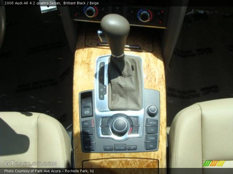 Brilliant Black / Beige 2006 Audi A6 4.2 quattro Sedan