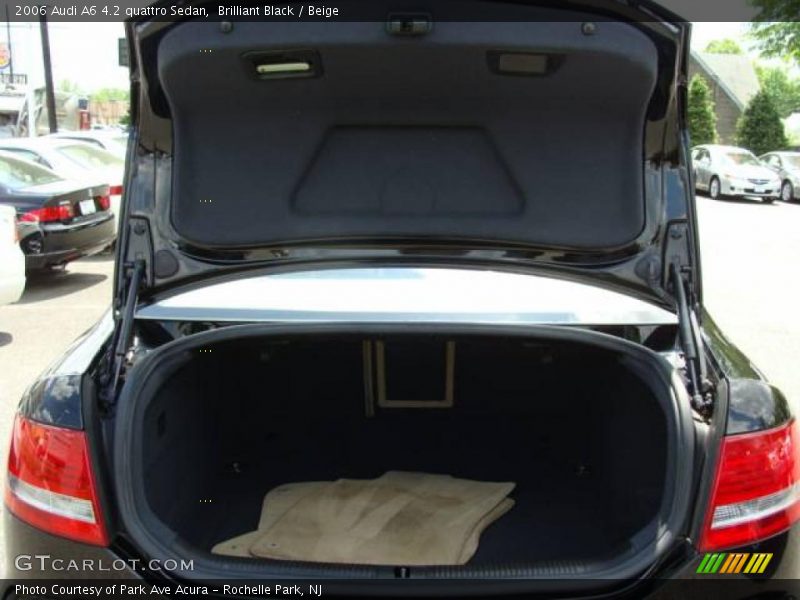 Brilliant Black / Beige 2006 Audi A6 4.2 quattro Sedan