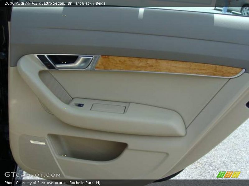 Brilliant Black / Beige 2006 Audi A6 4.2 quattro Sedan