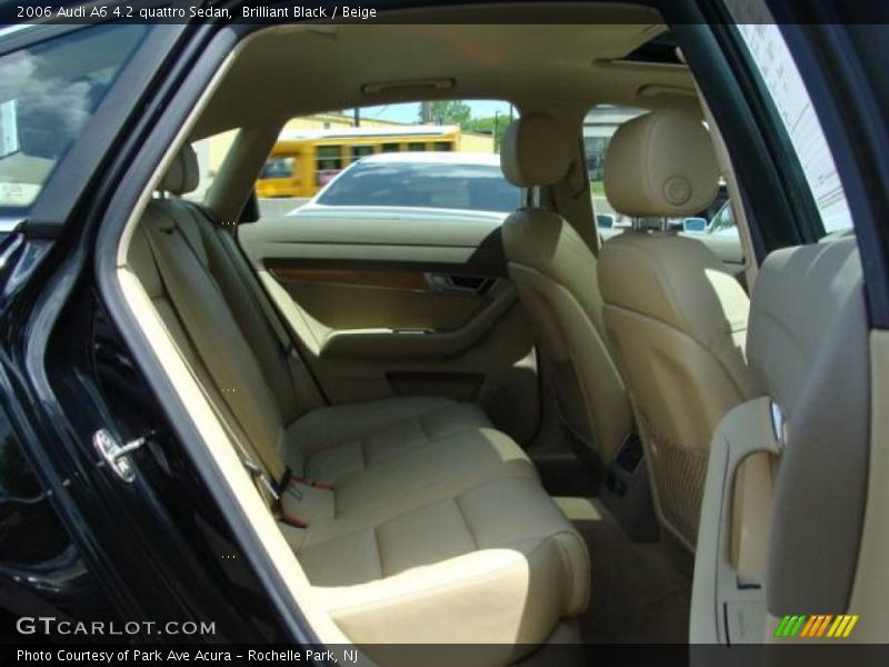 Brilliant Black / Beige 2006 Audi A6 4.2 quattro Sedan