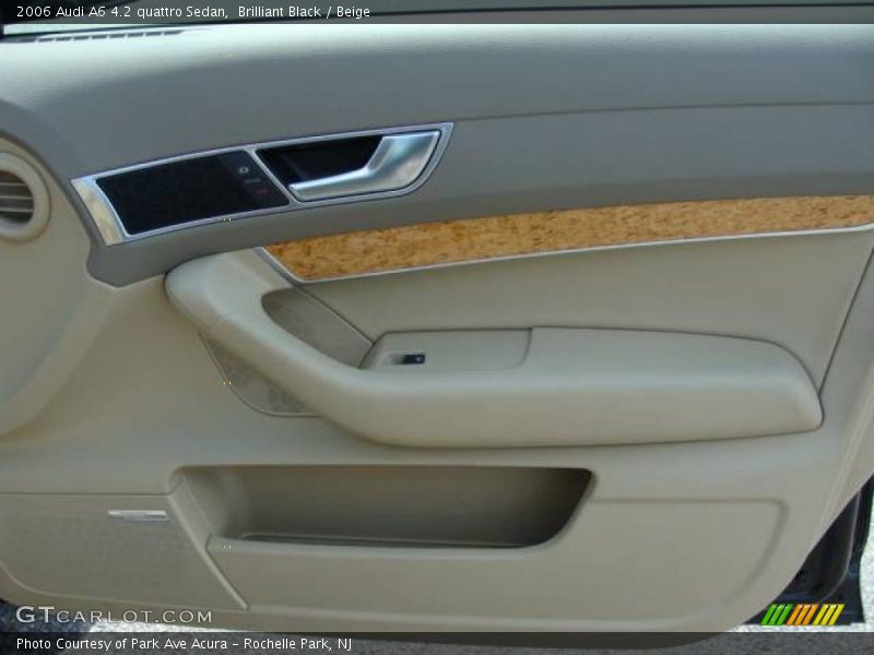 Brilliant Black / Beige 2006 Audi A6 4.2 quattro Sedan